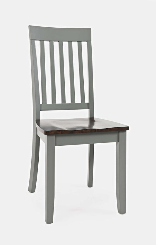Jofran - Decatur Lane Dining Chair in Autumn brown/Grey (Set of 2) - 1835-393KD view 2