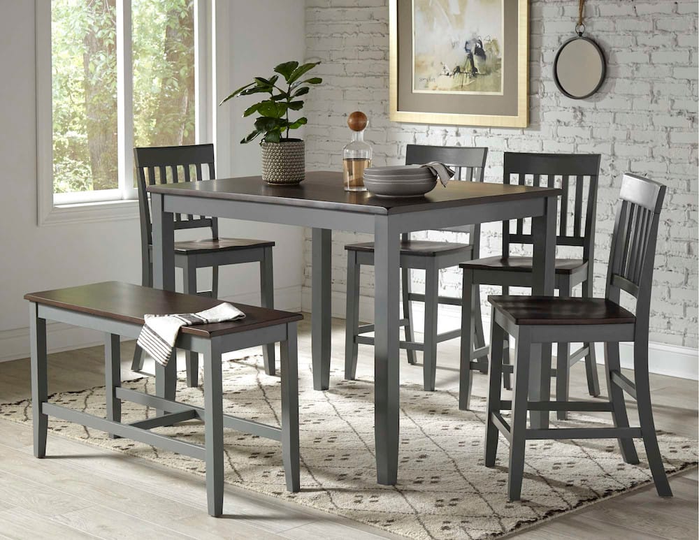 Jofran - Decatur Lane Dining Chair in Autumn brown/Grey (Set of 2) - 1835-393KD view 6