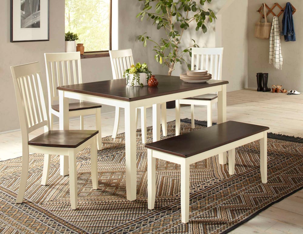 Jofran - Decatur Lane Dining Chair in Autumn brown/white (Set of 2) - 1825-393KD view 6