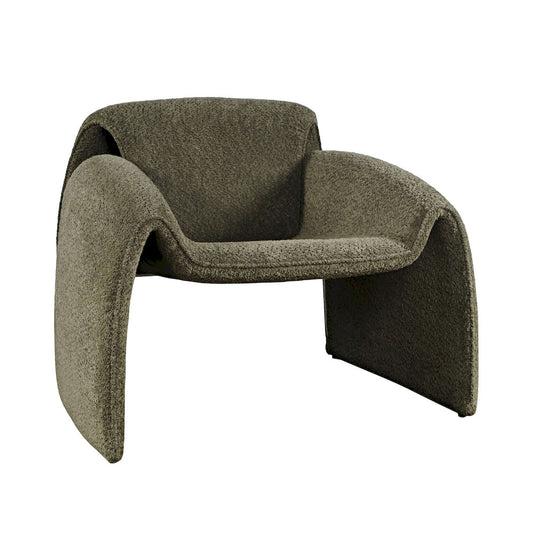 Jofran - Dolce Mid-Century Modern Bent Angle Upholstered Accent Chair - DOLCE-CH-FOR view 2