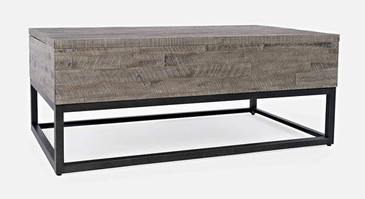 Jofran - East Hampton Lift-Top Coffee Table - Distressed Grey - 1860-5 view 2