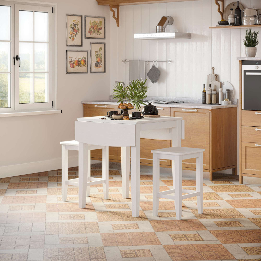 Jofran - Eastern Tides Three Piece Backless Counter Height Dining Set - 2146-48BS175KDKT view 14