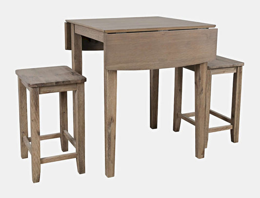 Jofran - Eastern Tides Three Piece Backless Counter Height Dining Set - 2148-48BS175KDKT view 2
