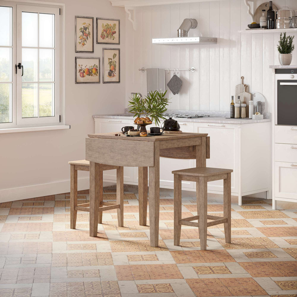 Jofran - Eastern Tides Three Piece Backless Counter Height Dining Set - 2148-48BS175KDKT view 12