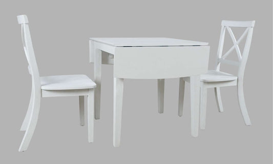 Jofran - Eastern Tides Three Piece Cross-Back Coastal Dining Set - 2146-30370KDKT view 2