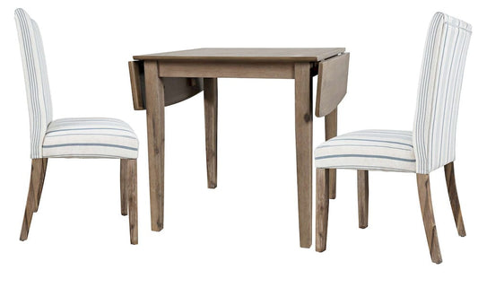 Jofran - Eastern Tides Three Piece Upholstered Dining Set - 2148-30392KDKT view 2