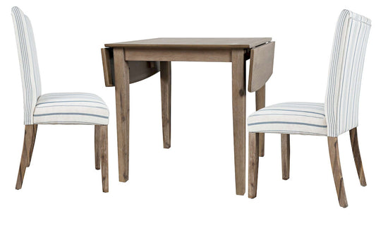 Jofran - Eastern Tides Three Piece Upholstered Dining Set - 2148-30392KDKT view 2