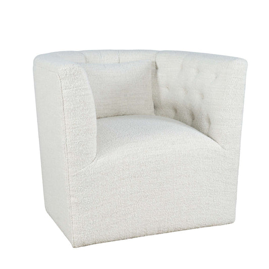 Jofran - Everly Boucle Modern Transitional Swivel Accent Chair - EVERLY-SW-NATURAL view 2