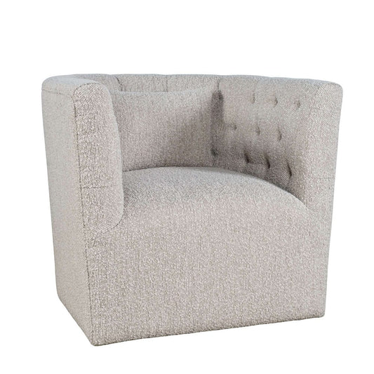 Jofran - Everly Boucle Modern Transitional Swivel Accent Chair - EVERLY-SW-TAUPE view 2