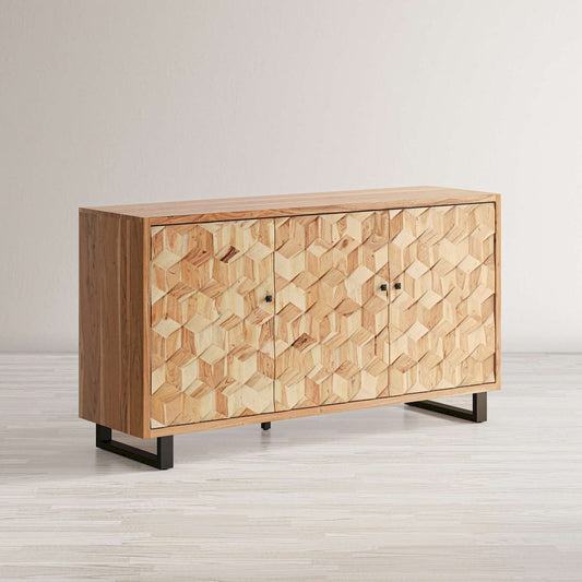 Jofran - Geometrix Accent Cabinet - Natural - 1995-63 view 2
