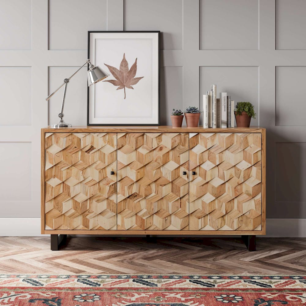 Jofran - Geometrix Accent Cabinet - Natural - 1995-63 view 13