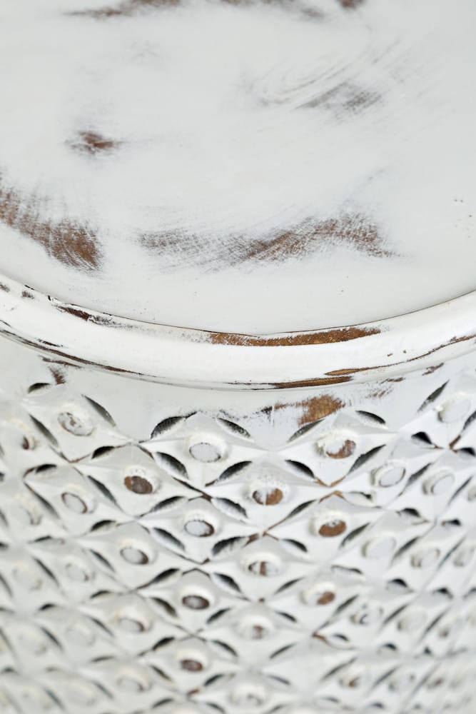 Jofran - Global Archive Drum Table in Antique white - 1730-17A view 6