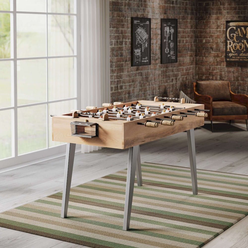 Jofran - Glory Days Solid Wood 62in Foosball Game Table - 2323-FOOS view 10