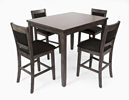 Jofran - Greyson Heights 5 Pack Dining Set - Counter Height Table with 4 Stools - 1886 view 2