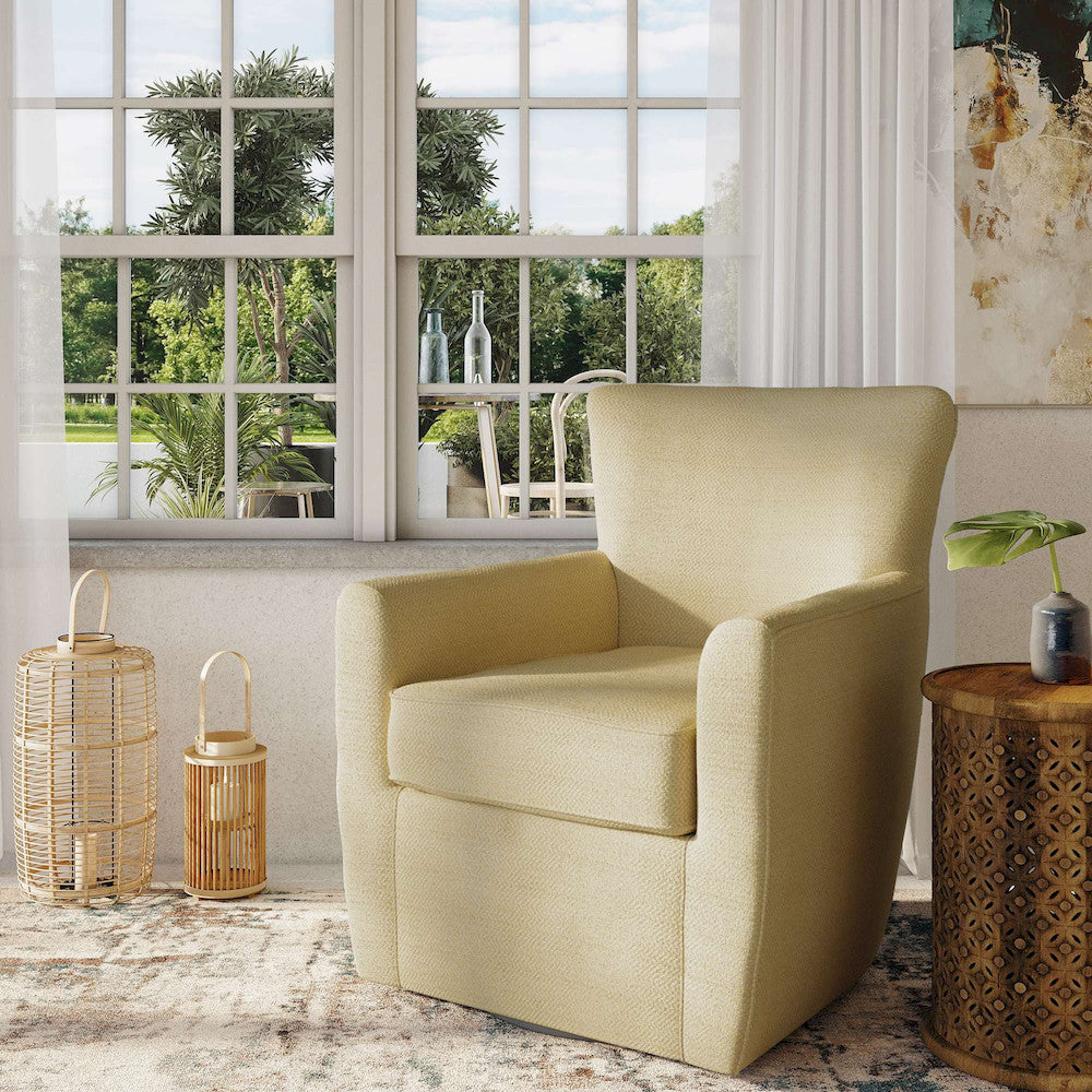 Jofran - Harper Classic Traditional Swivel Accent Chair - HARPER-SW-SUN view 7