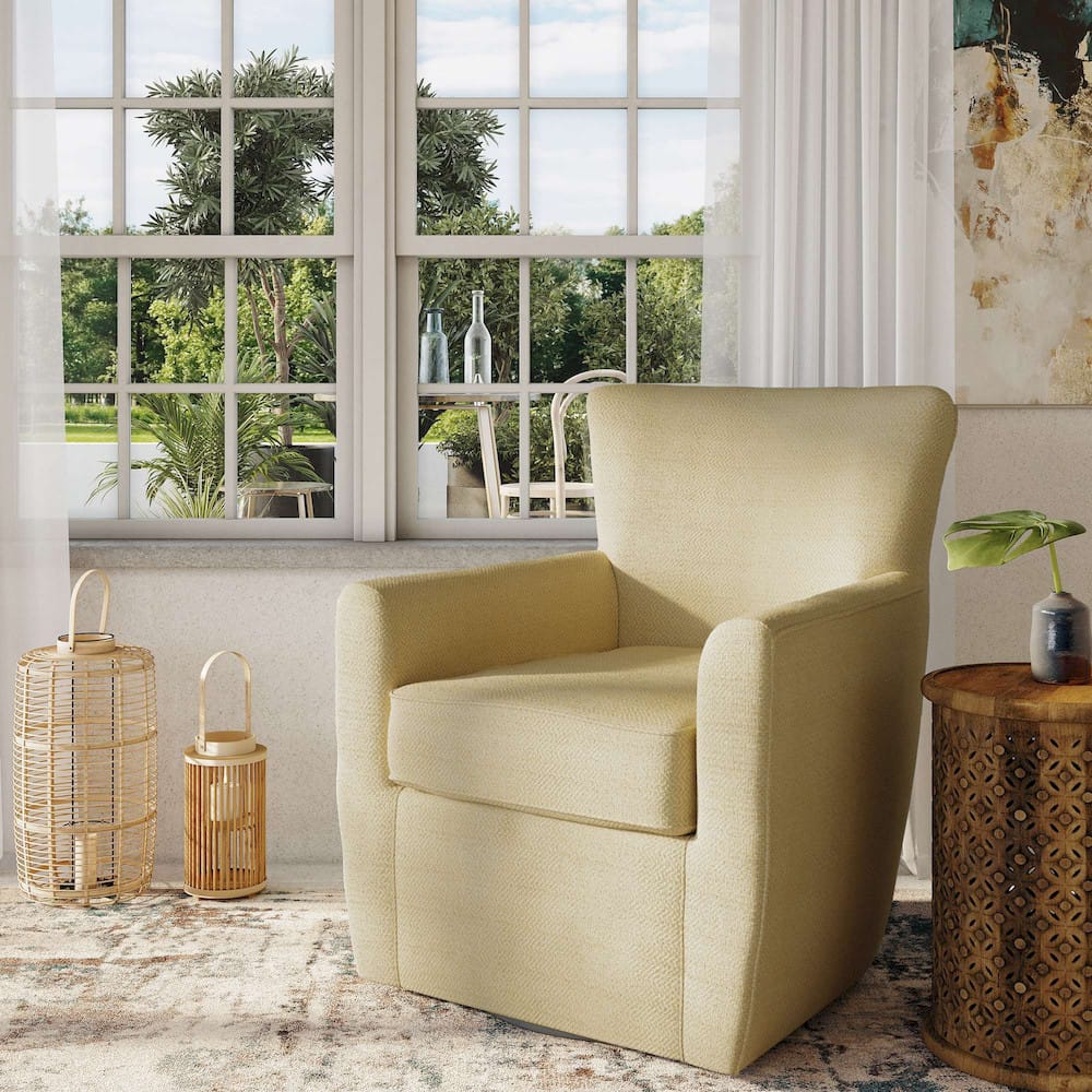 Jofran - Harper Classic Traditional Swivel Accent Chair - HARPER-SW-SUN view 7