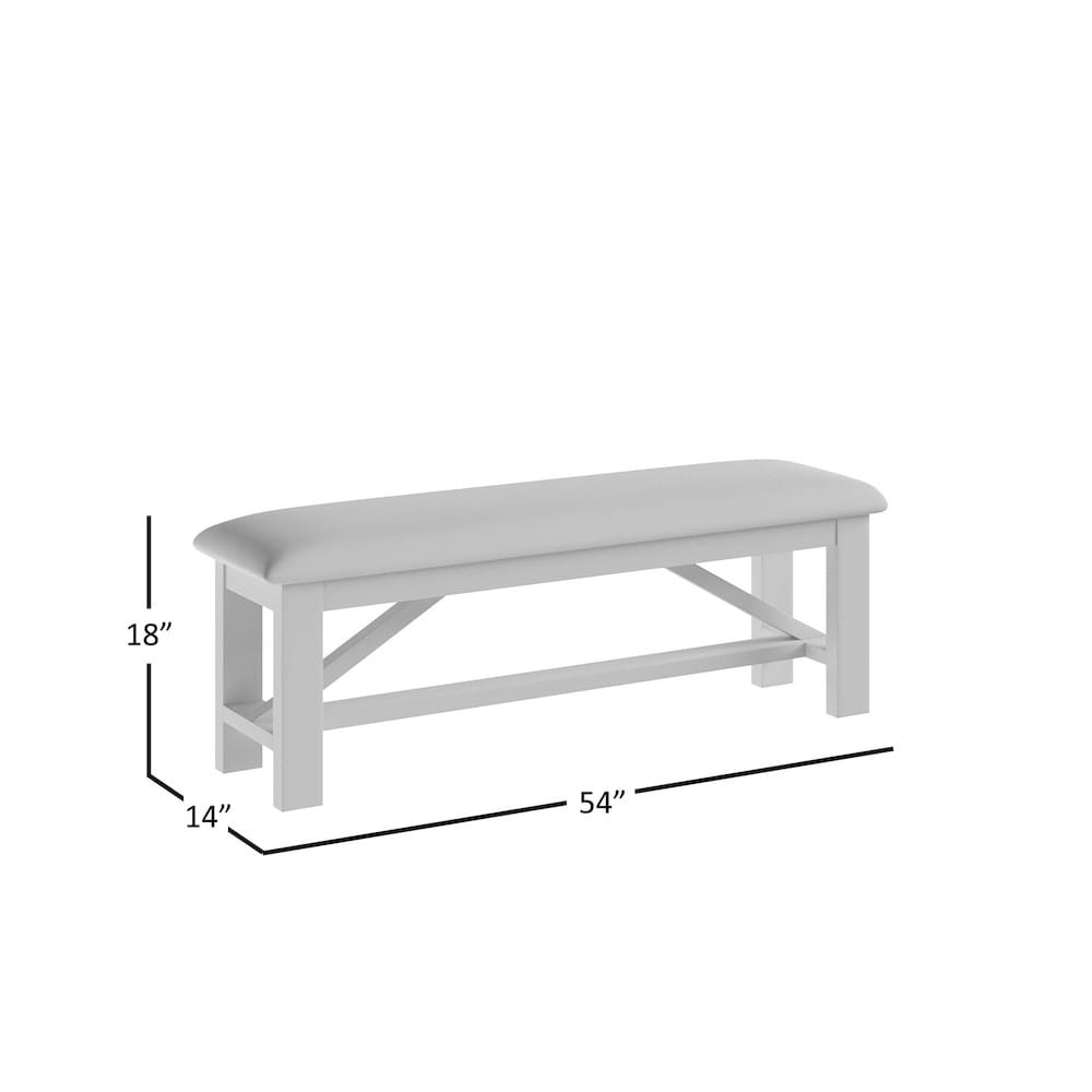 Jofran - Kona Grove Upholstered Bench - 705-20KD view 6