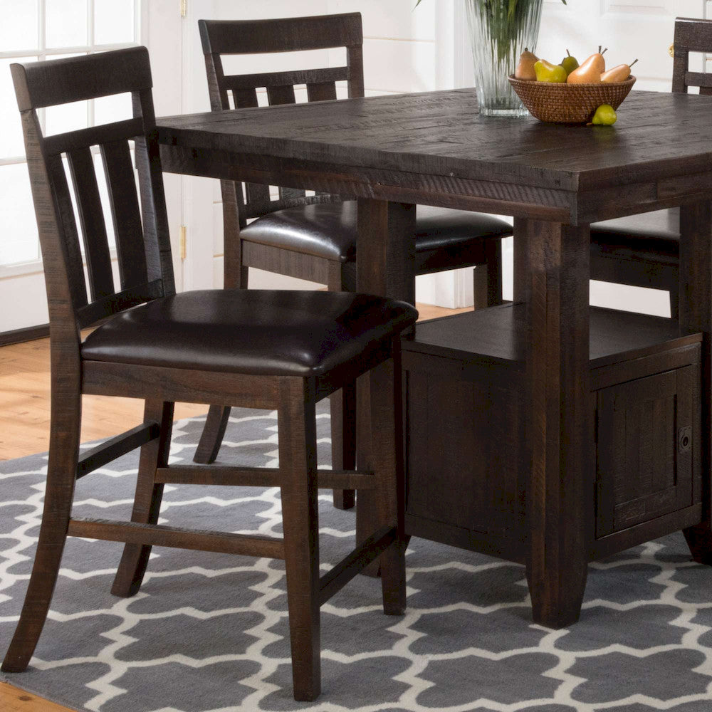 Jofran - Kona Grove Upholstered Slat Back Stool (Set of 2) - 705-BS410KD view 6