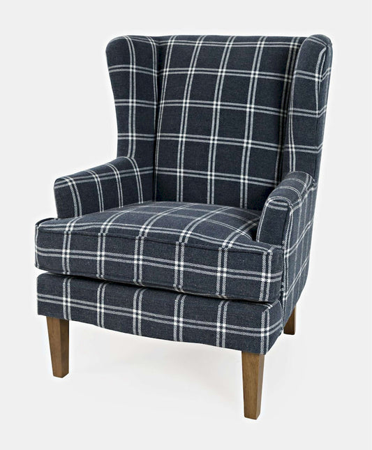 Jofran - Lacroix Accent Chair - Navy - LACROIX-CH-NAVY view 2