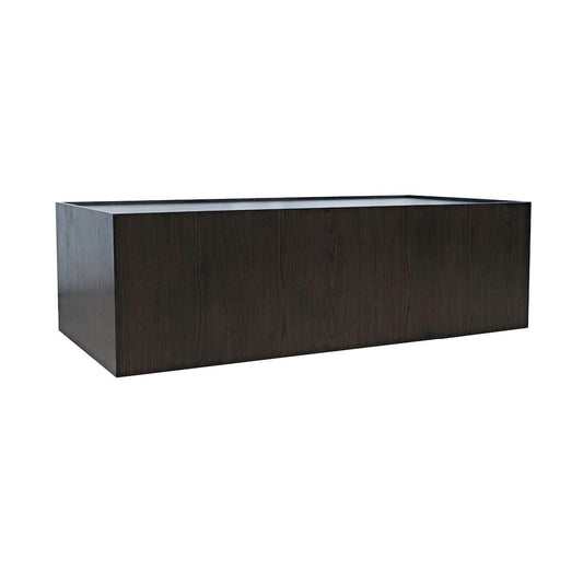 Jofran - Laurel Creek Modern Contemporary 52in Block Coffee Table with Hidden Casters in Espresso - 2450-5 view 2
