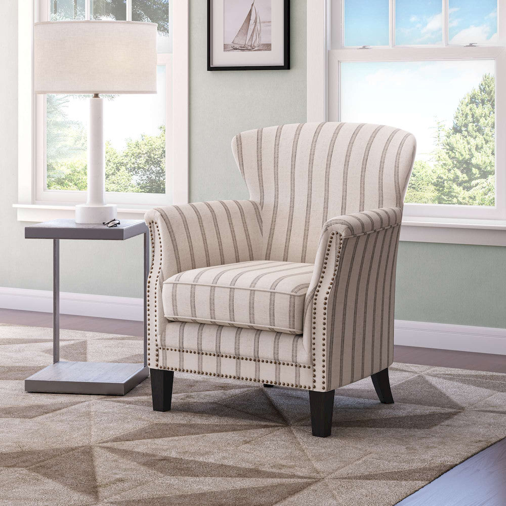 Jofran - Layla Accent Chair in Flax - LAYLA-CH-FLAX view 9