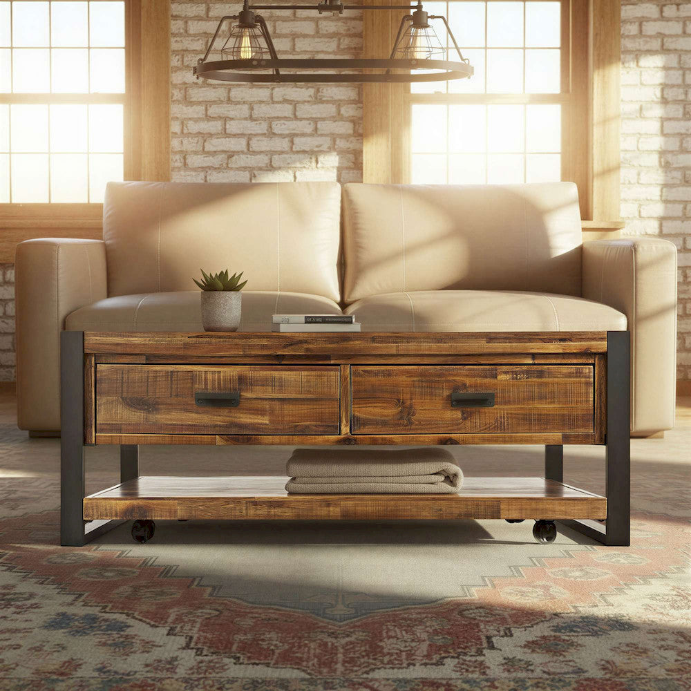 Jofran - Loftorks Cocktail Table with Draers - 1690-5 view 7