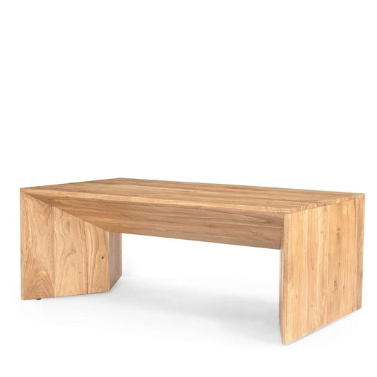 Jofran - Lux Solid Wood 48in Modern Angled Coffee Table - 2348-1 view 2
