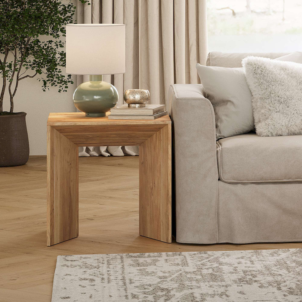 Jofran - Lux Solid Wood Modern Angled End Table - 2348-3 view 10