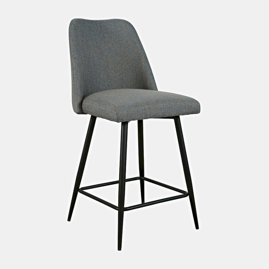 Jofran - Macey Contemporary Modern Upholstered Counter Barstool (Set of 2) - 2271-MACEYSTBL view 2
