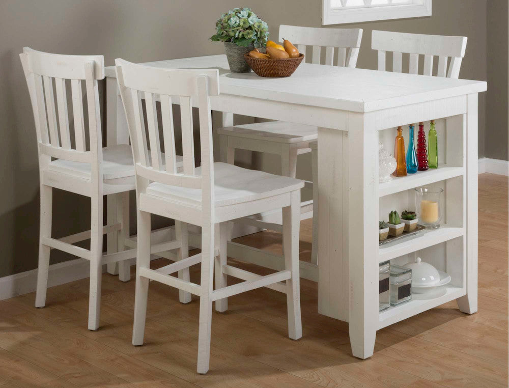 Jofran - Madaket Reclaimed Pine Counter Height Table With 3 Shelf Storage - 647-60 view 3
