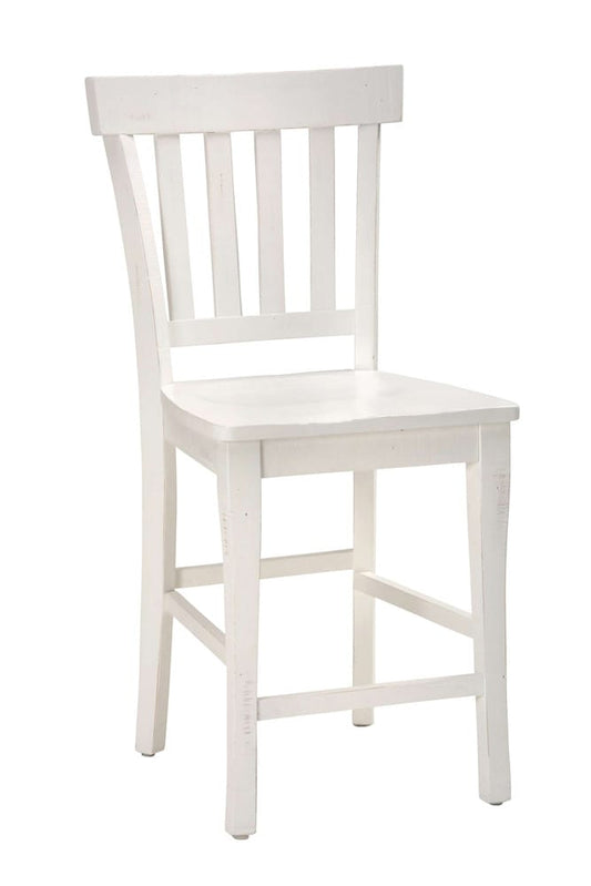 Jofran - Madaket Reclaimed Pine Slat Back Bar Stool (Set of 2) - 647-BS831KD view 2