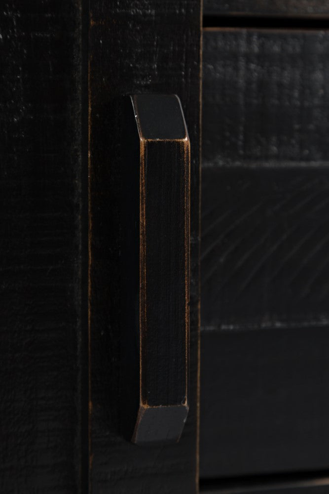 Jofran - Madison County 32in Barn Door Accent Cabinet in Vintage Black - 1702-32 veiw 3