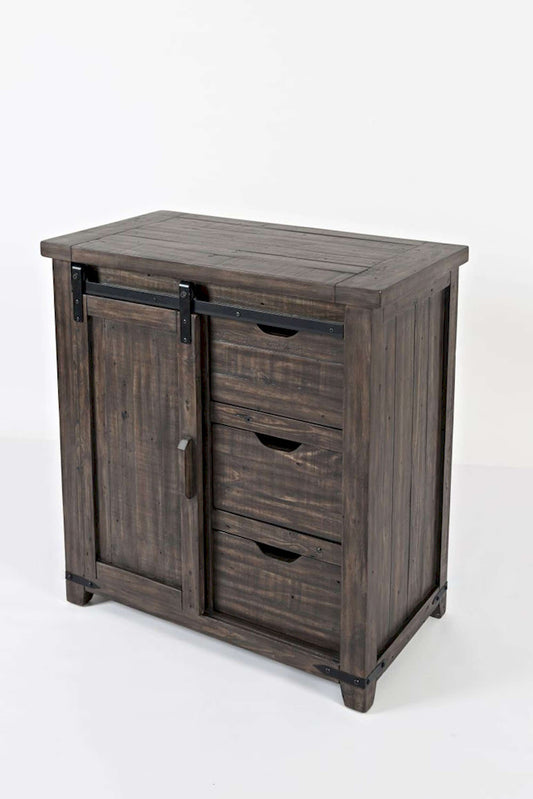 Jofran - Madison County 32in Barn Door Accent Cabinet in Barnood - 1700-32 view 2