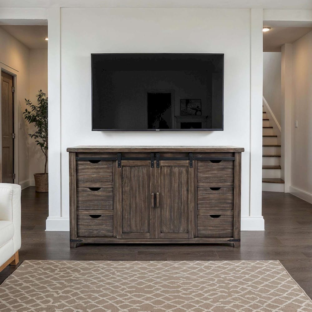 Jofran - Madison County 60in Barn Door Server in Barnwood - 1700-35 view 11