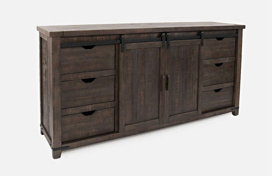 Jofran - Madison County 70in Barn Door Server in Barndoor - 1700-70 view 2