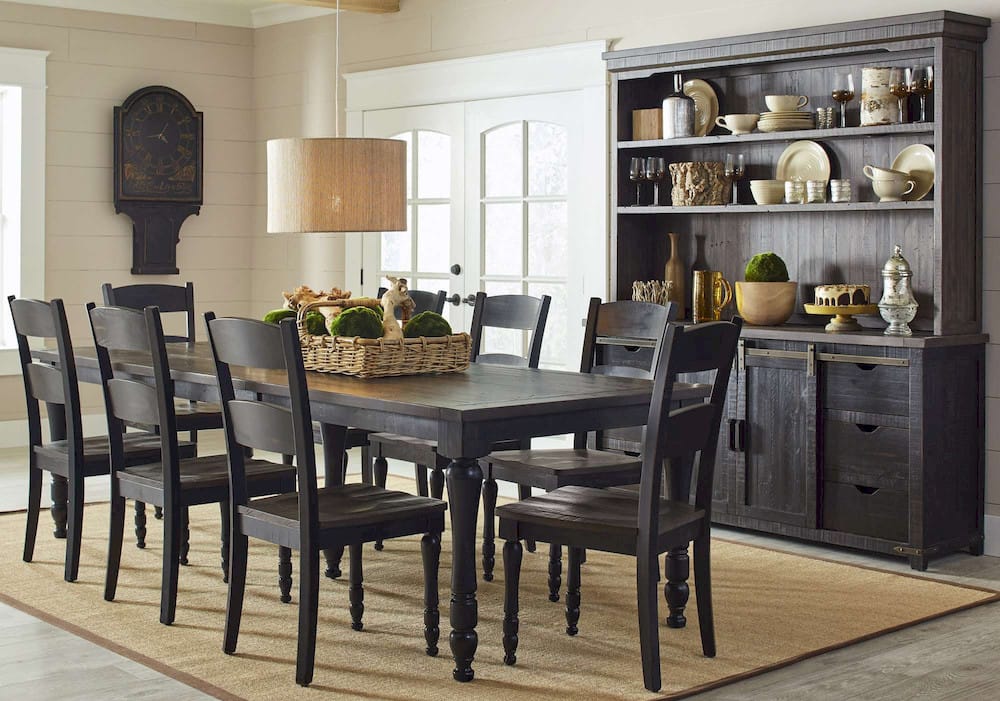 Jofran - Madison County 70in Barn Door Server in Vintage Black - 1702-70 view 9