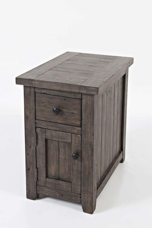 Jofran - Madison County Chairside Table in Barnood - 1700-8 view 2