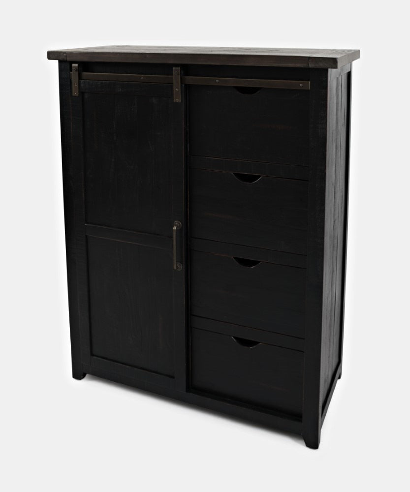 Jofran - Madison County Door Chest in Vintage Black - 1702B-30 veiw 1