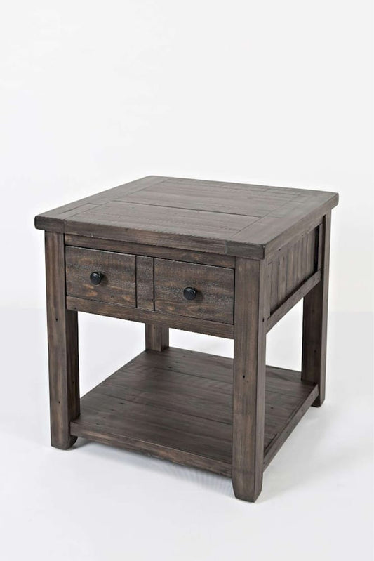 Jofran - Madison County End Table in Barnood - 1700-3 view 2