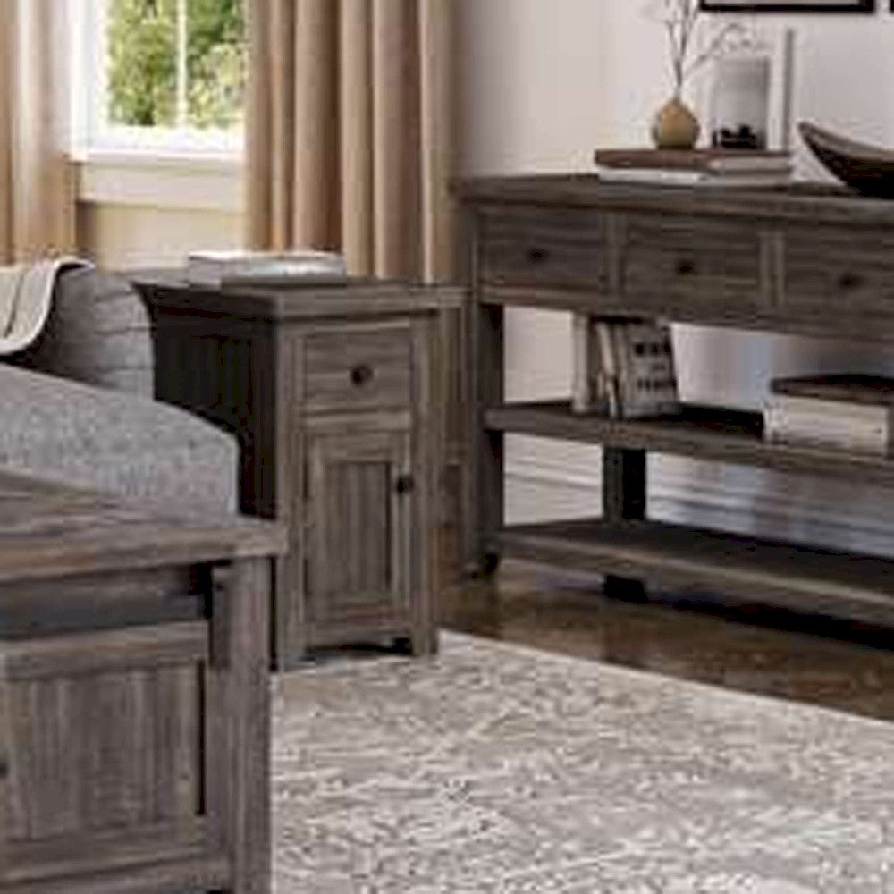 Jofran - Madison County End Table in Barnood - 1700-3 view 11
