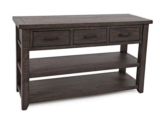 Jofran - Madison County Harris 3 Drawer Console in Barnwood - 1700-14 view 2