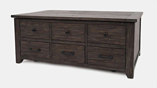Jofran - Madison County Harris Lift Lid Cocktail Table in Barnood - 1700-15 view 2