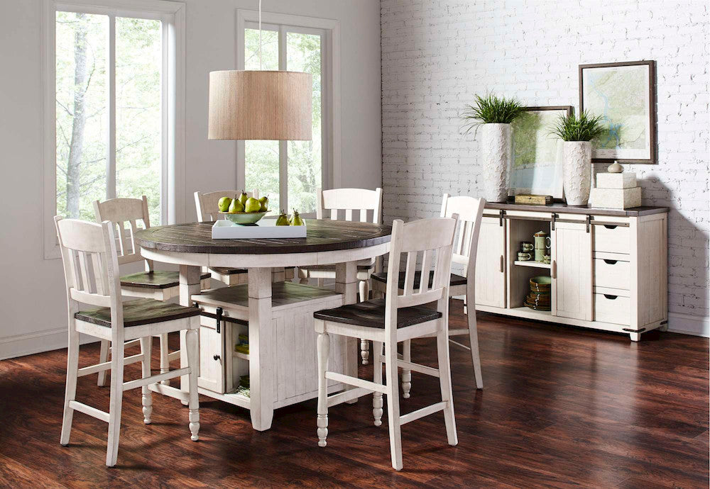 Jofran - Madison County High/Low Dining Table with Storage - 1706-54TBKT view 8