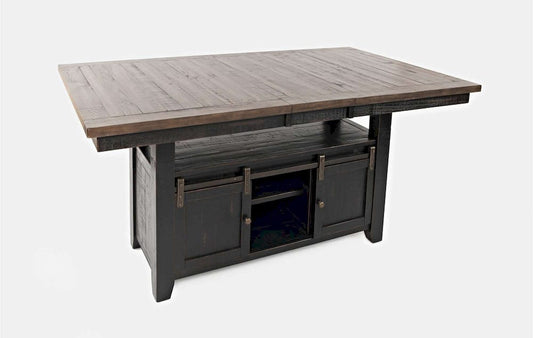 Jofran - Madison County High/Loww Dining Table in Vintage Black - 1702-72TBKT view 2