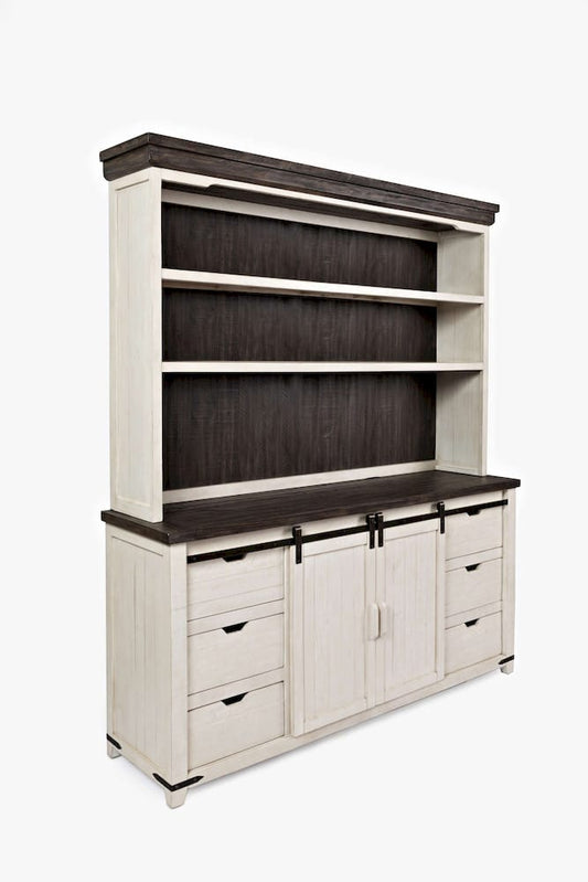 Jofran - Madison County Hutch Server in Vintage white - 1706-7071KT view 2