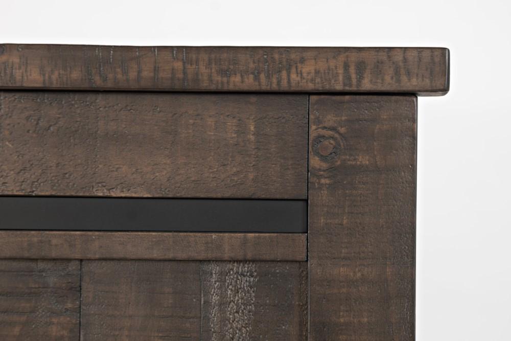 Jofran - Madison County King Panel Bed in Barnwood - 1700B-KPHB-KPFB-KRS veiw 4