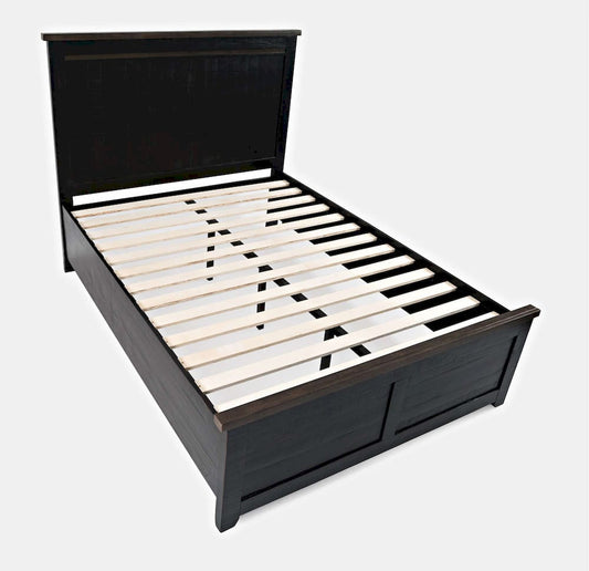 Jofran - Madison County King Panel Bed in Vintage Black - 1702B-KPHB-KPFB-KRS view 2