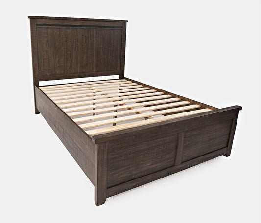 Jofran - Madison County Queen Panel Bed in Barnood - 1700B-QPHB-QPFB-QRS view 2