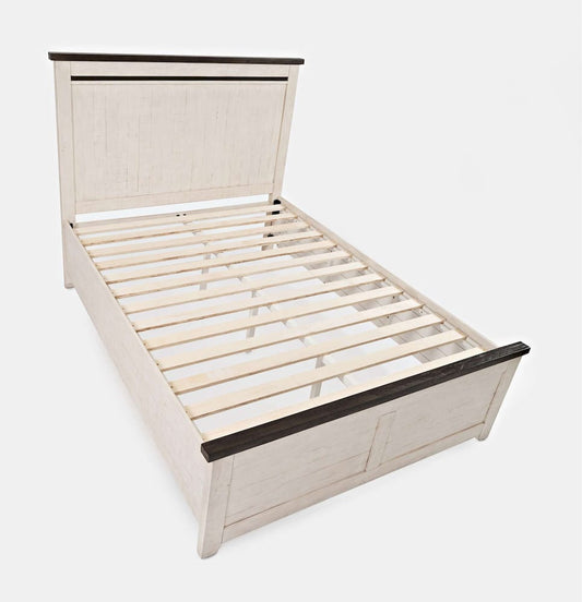 Jofran - Madison County Queen Panel Bed in Vintage white - 1706B-QPHB-QPFB-QRS view 2