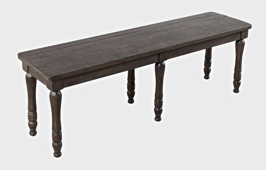 Jofran - Madison County Reclaimed Pine 54in Dining Bench - Barnwood Brown - 1700-14KD view 2